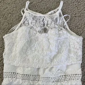 BCX | Dresses | White Lace Dress | Poshmark
